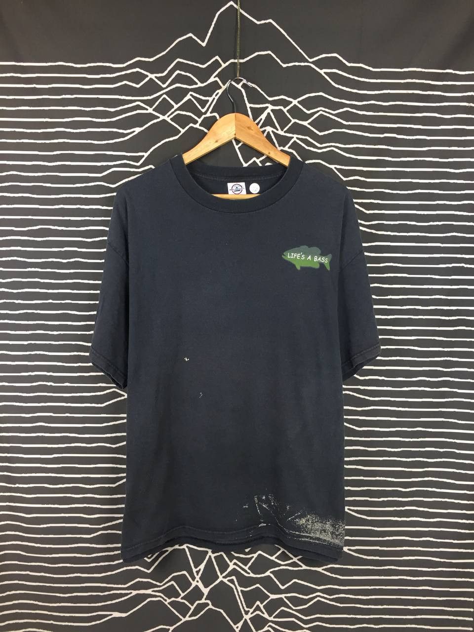 Vintage Vtg Y2K Life’s A Bass Basscar Fish Racing Tee Size US XL / EU 56 / 4 - 5 Thumbnail
