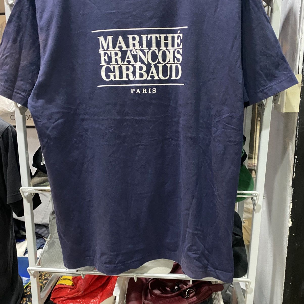 Marithe + Francois Girbaud Marithe Francois Girbaud Paris Spell Out T shirt Size US L / EU 52-54 / 3 - 4 Thumbnail