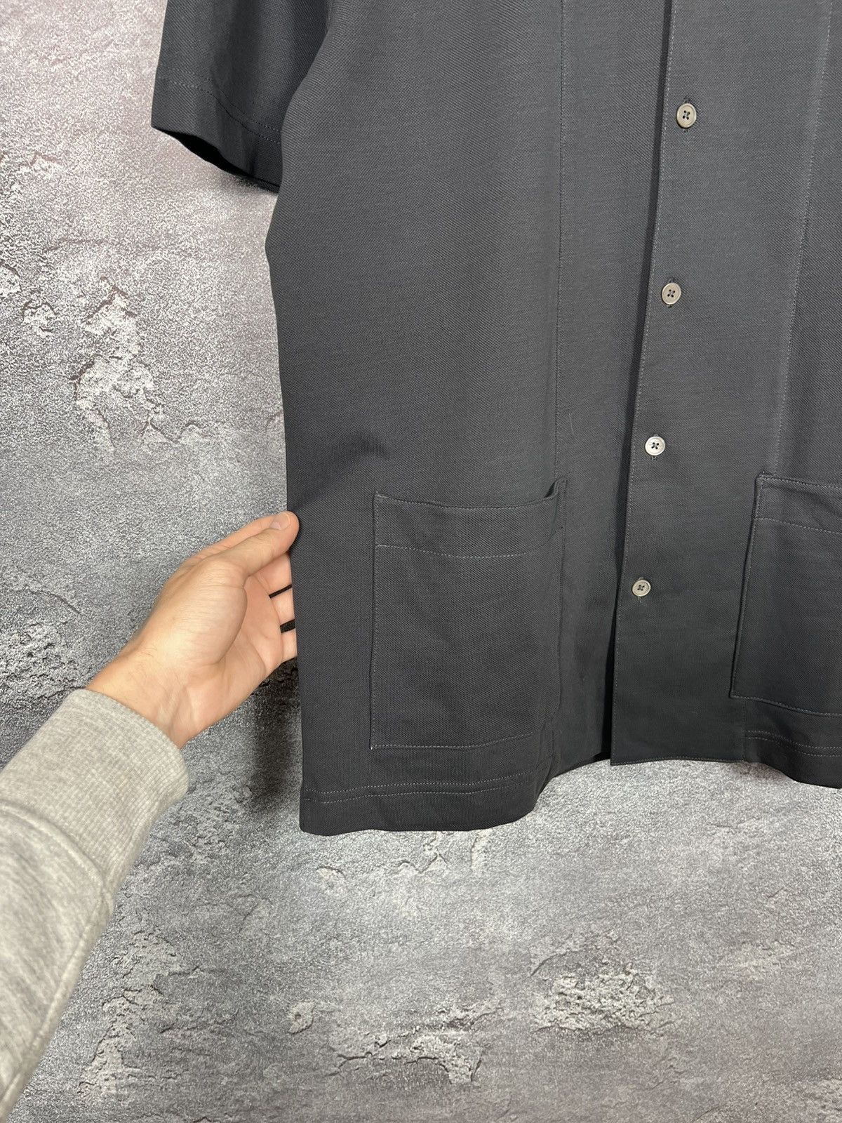 Mr P. Mr. Porter Hawaii Cotton Gray Shirt Polo Size US M / EU 48-50 / 2 - 4 Thumbnail