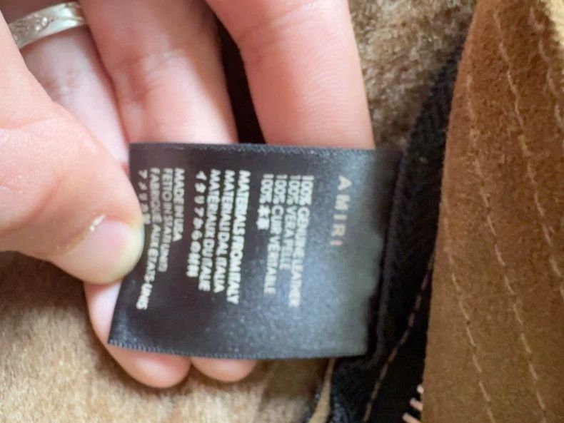 Amiri Amiri kpl Fur and Leather Integration A Rare Item on the P Size US M / EU 48-50 / 2 - 3 Thumbnail