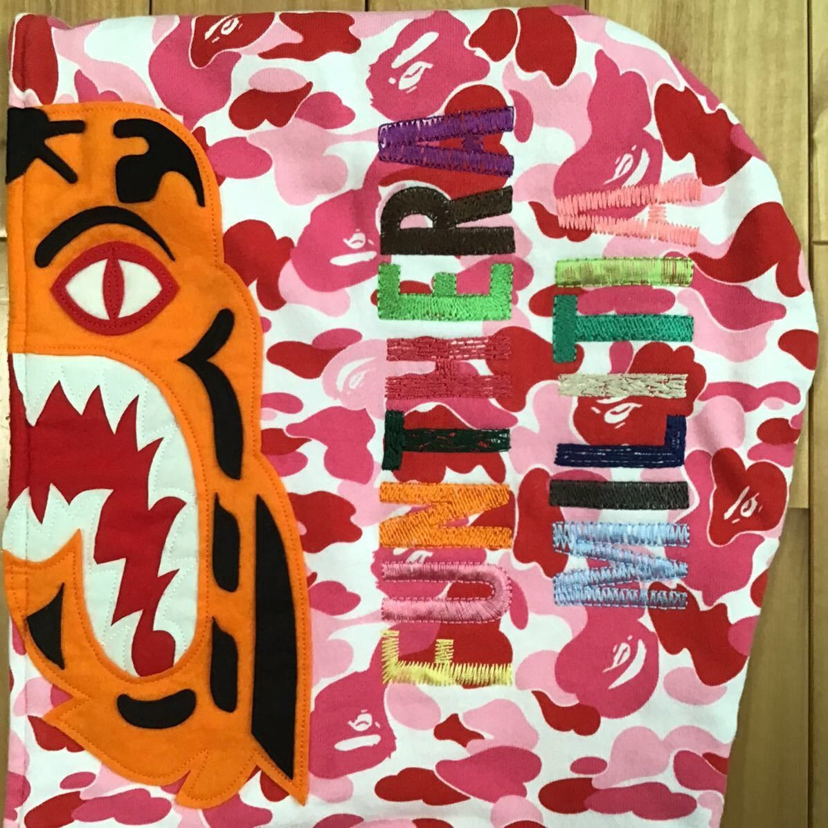 Bape BAPE ABC camo pink tiger full zip hoodie a bathing ape Size US XL / EU 56 / 4 - 5 Thumbnail