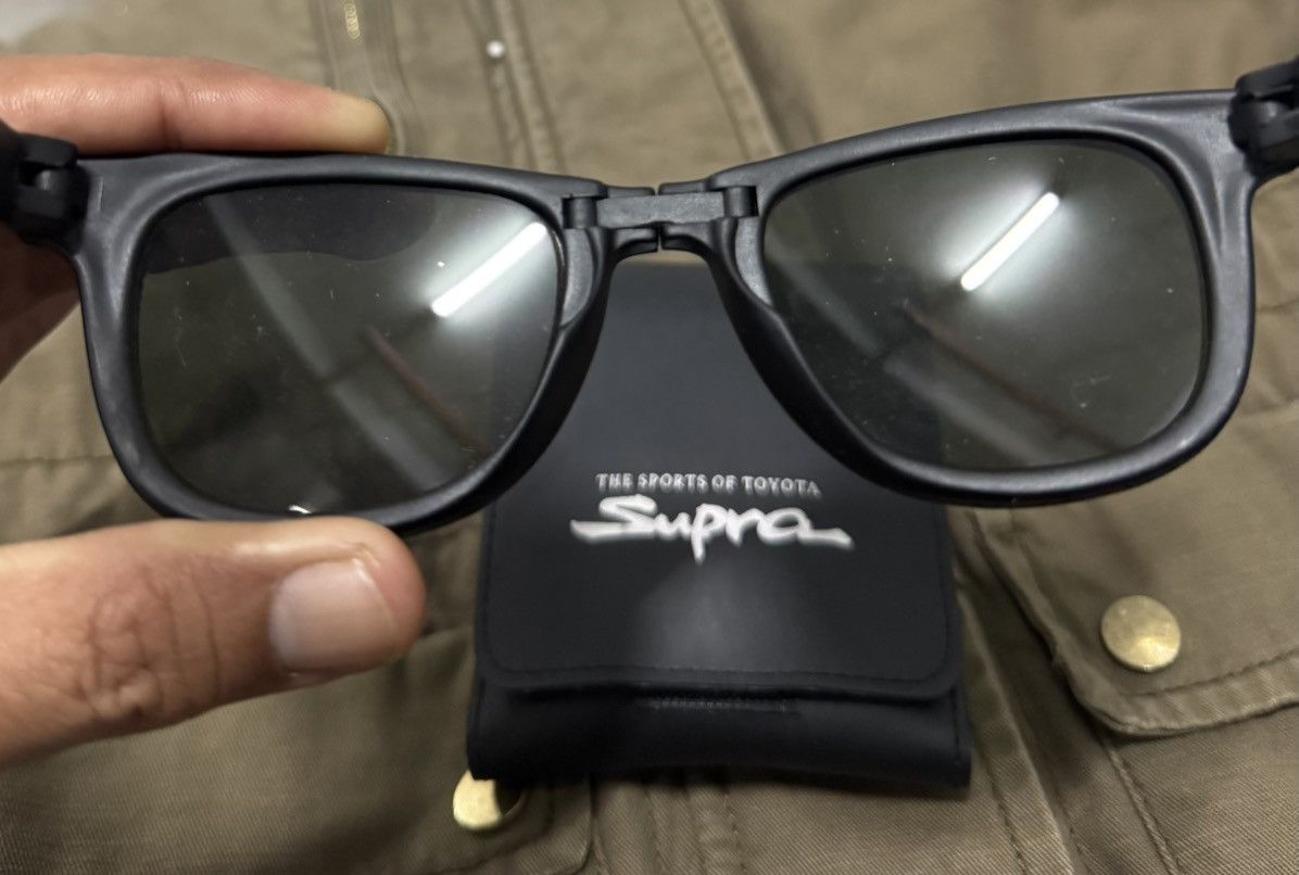 Supra Rare 🔥 Vtg JDM MK4 Toyota SUPRA Wayfarer Folding 50mm Size ONE SIZE - 8 Thumbnail