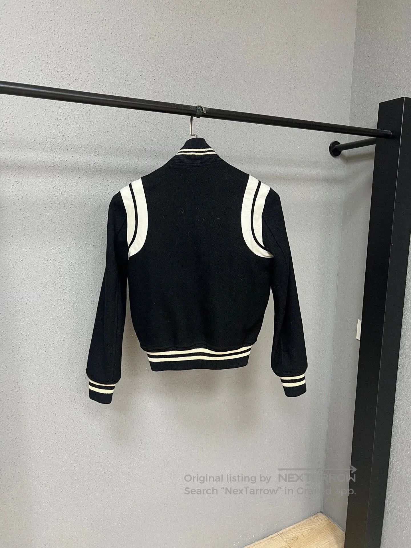 SLY slp black and white baseball jacket. Size US S / EU 44-46 / 1 - 2 Thumbnail