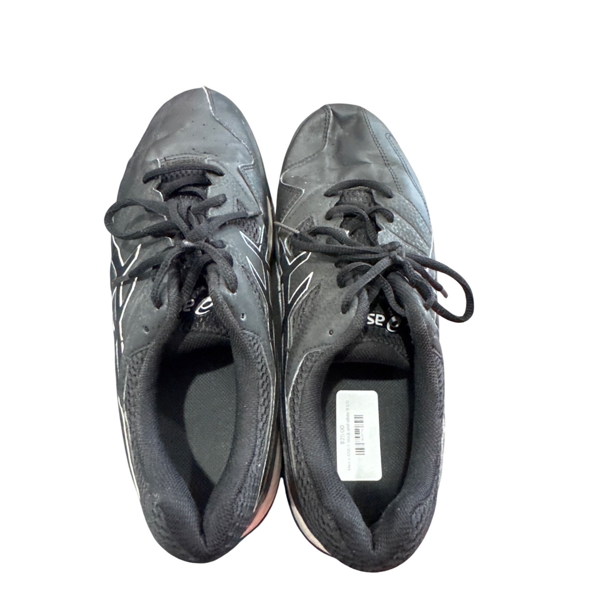 Asics Asics mens Black Soccer Cleats sneakers shoes 9.5 SKU CS8066 Size US 9.5 / EU 42-43 - 8 Thumbnail