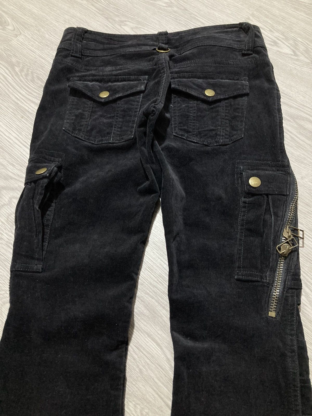 If Six Was Nine 2000s Manies Corduroy Anarchy Punk Vkei Lgb Style Pants Size US 28 / EU 44 - 4 Thumbnail