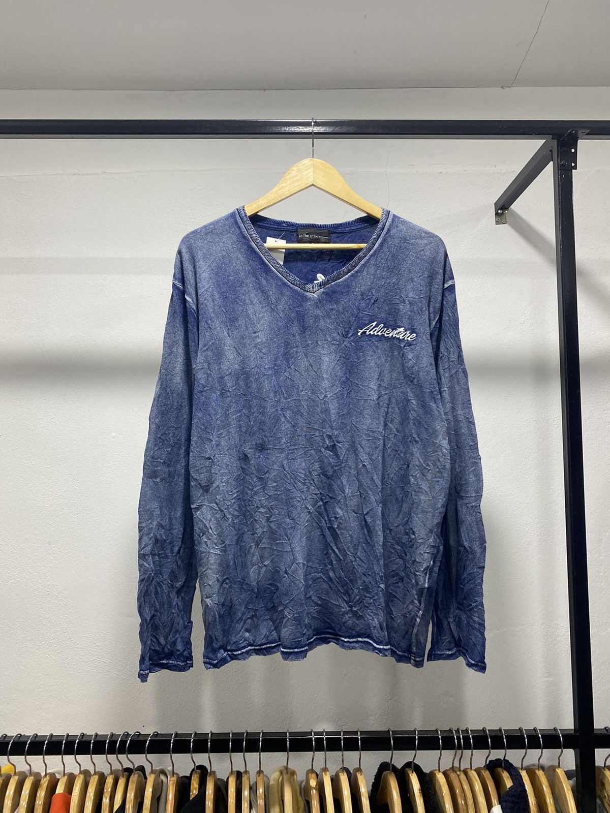 Sick☠️ In The Attic Washed Blue Denim Indigo Punk Lgb Grunge