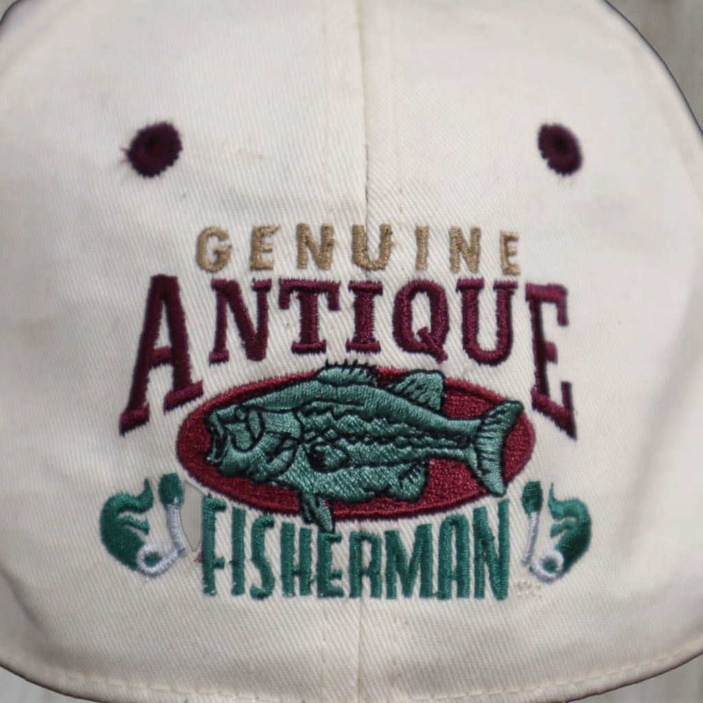 J Brand VINTAGE Antique Brand Fishing Hat Baseball Cap Men Adjustable 1990s Beige Size ONE SIZE - 1 Thumbnail