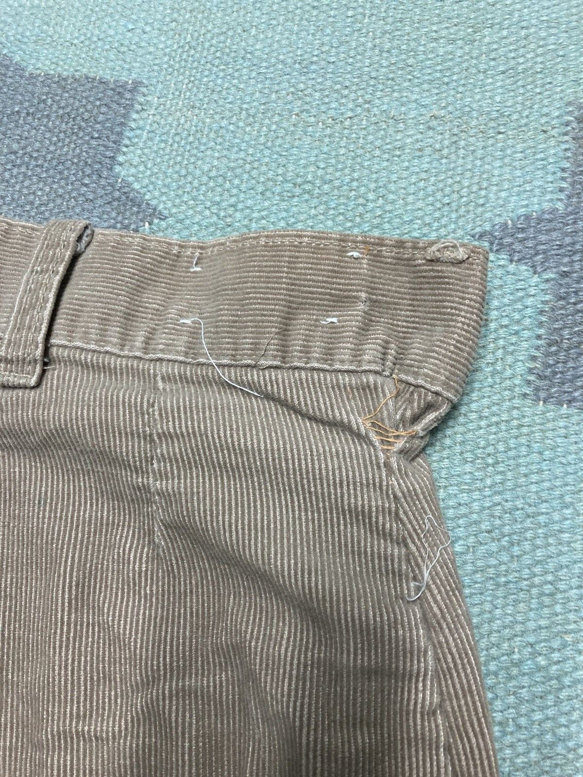 Vintage 70s corduroy pants elephant flare bell Big Yank hippie 28x31 Size US 28 / EU 44 - 8 Thumbnail