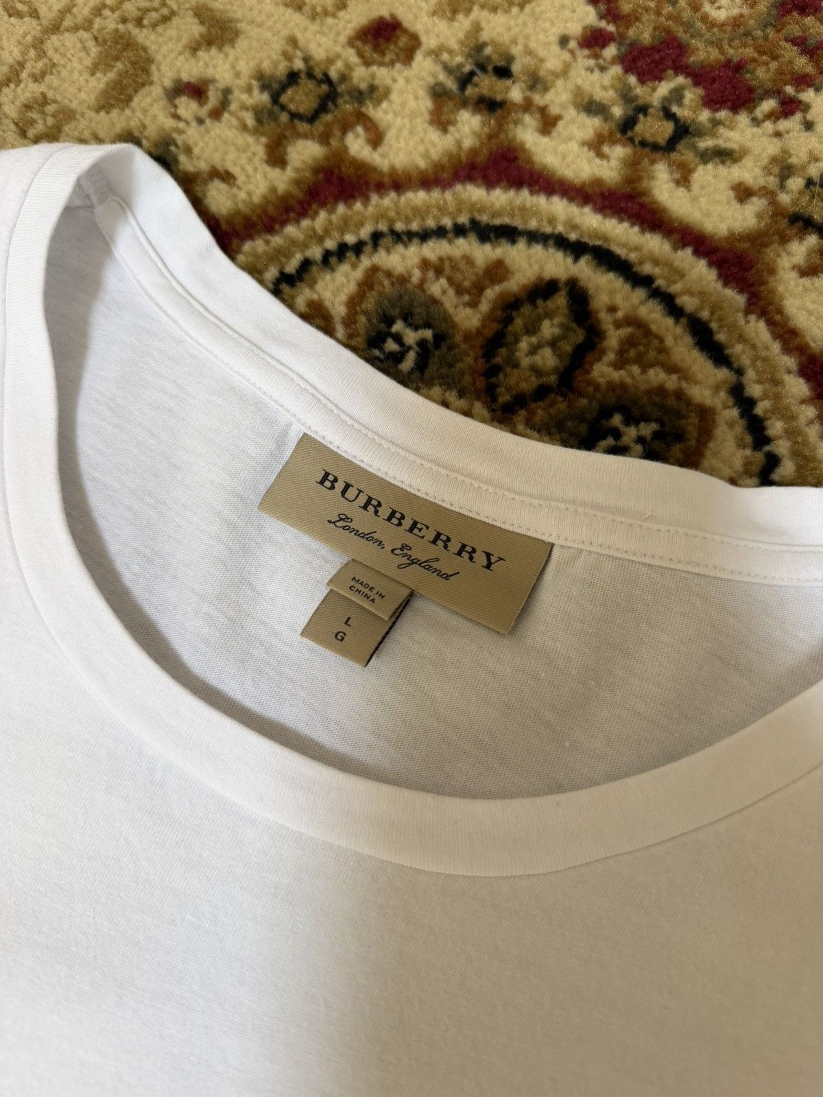 Burberry Burberry Logo T-Shirt Size US L / EU 52-54 / 3 - 3 Thumbnail