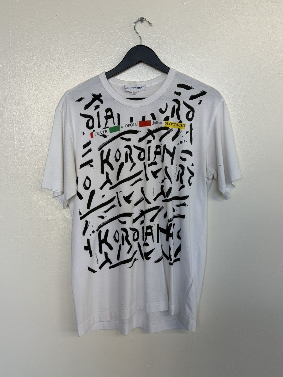 Comme des Garcons Comme des garcons Teatr w Opolu Julius Slowacki Tshirt Size US S / EU 44-46 / 1 - 1 Thumbnail