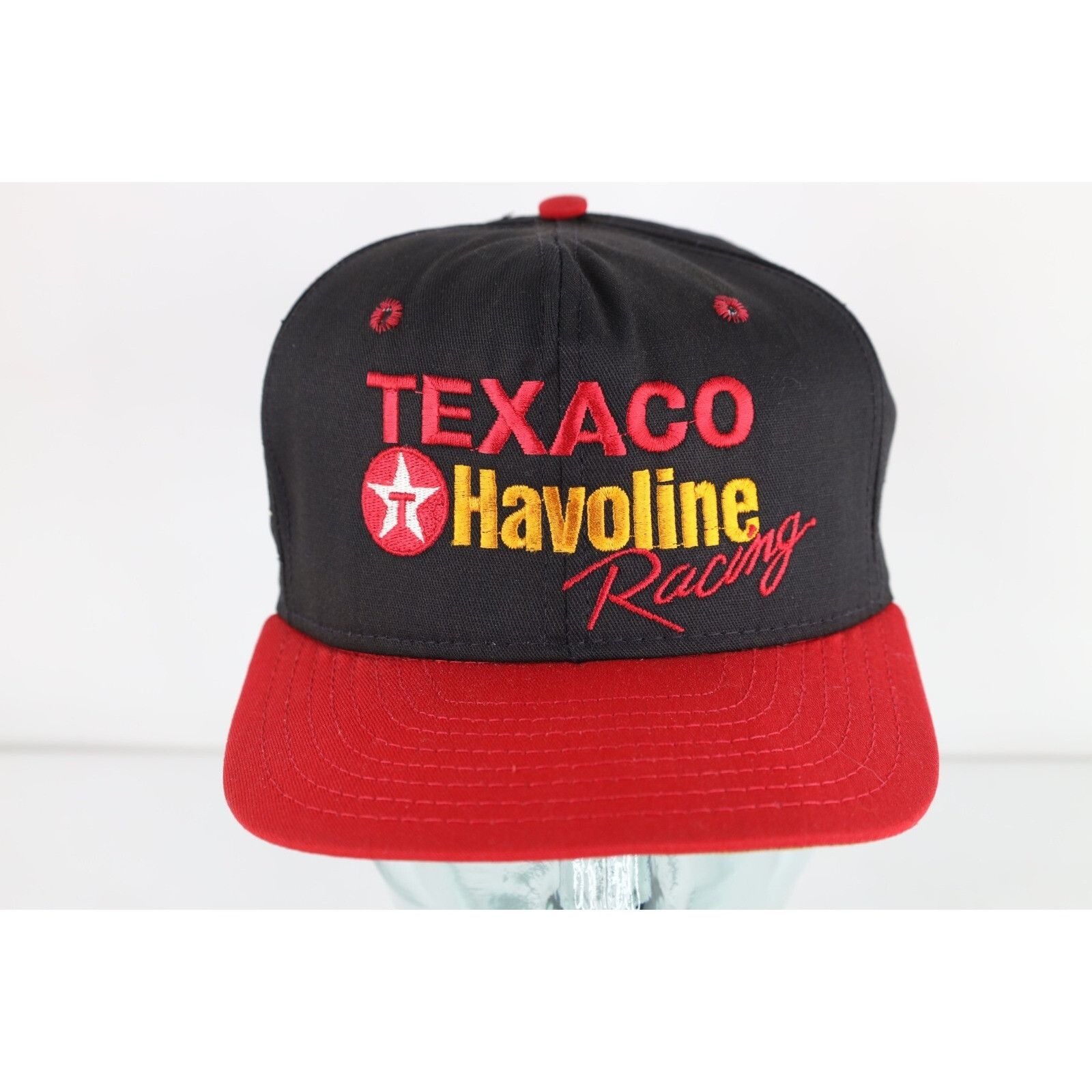Vintage Vintage 90s NASCAR Texaco Havoline Racing Davey Allison Hat Size ONE SIZE - 1 Thumbnail