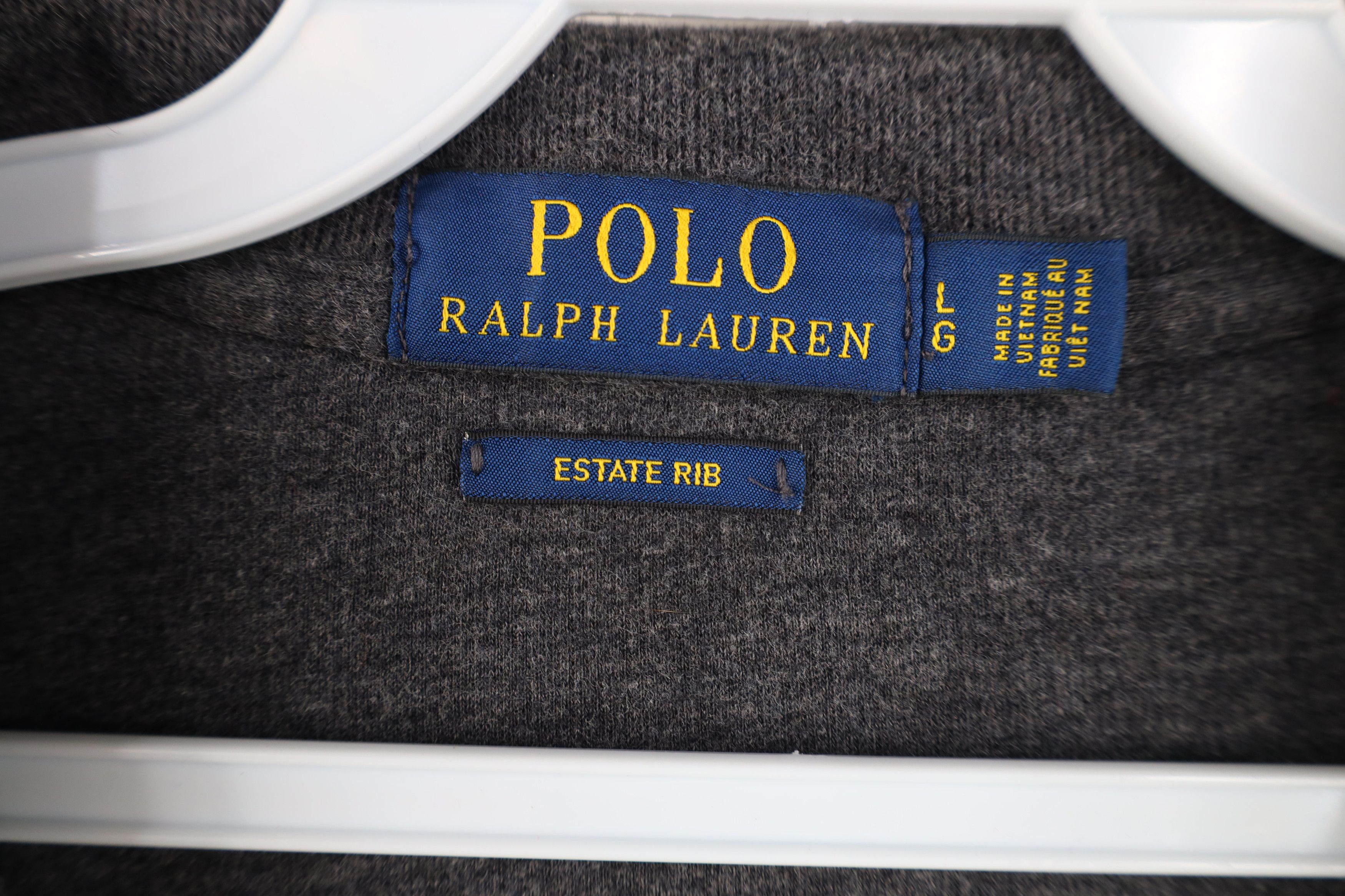 Ralph Lauren Vintage Y2K Ralph Lauren Estate Rib Ribbed Knit Sweater Gray Size US L / EU 52-54 / 3 - 6 Thumbnail