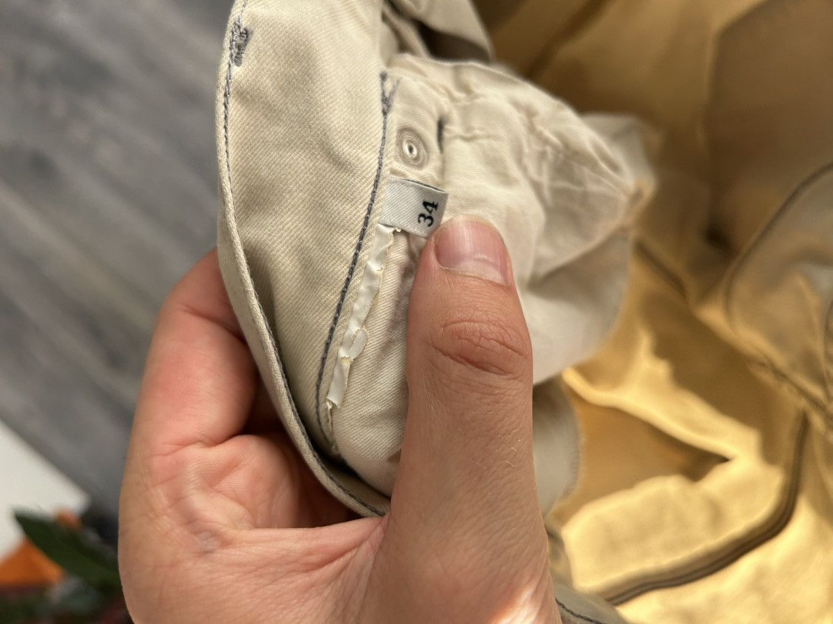 Prada Slim Fit Beige Washed Jeans Size US 34 / EU 50 - 14 Thumbnail
