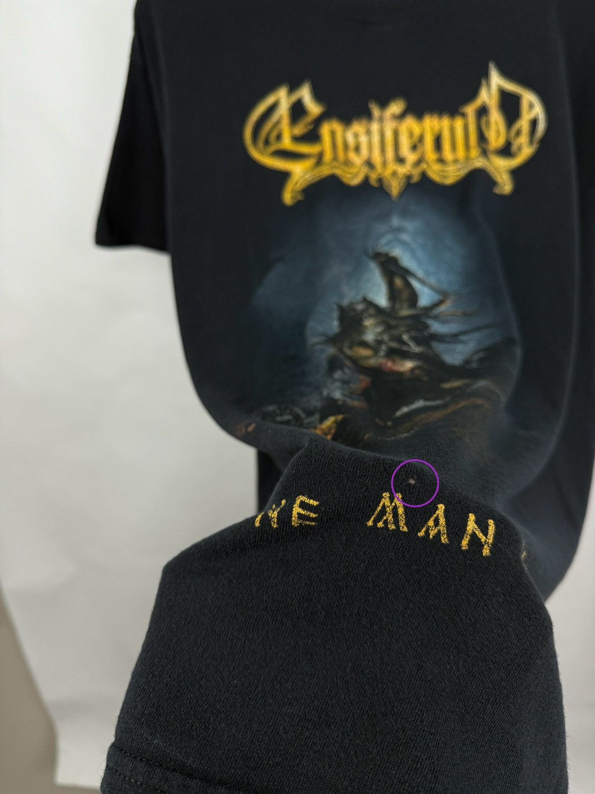 Band Tees 🇫🇮 Vtg Ensiferum One Man Army Folk Metal Band T-shirt Finland Size US L / EU 52-54 / 3 - 8 Thumbnail