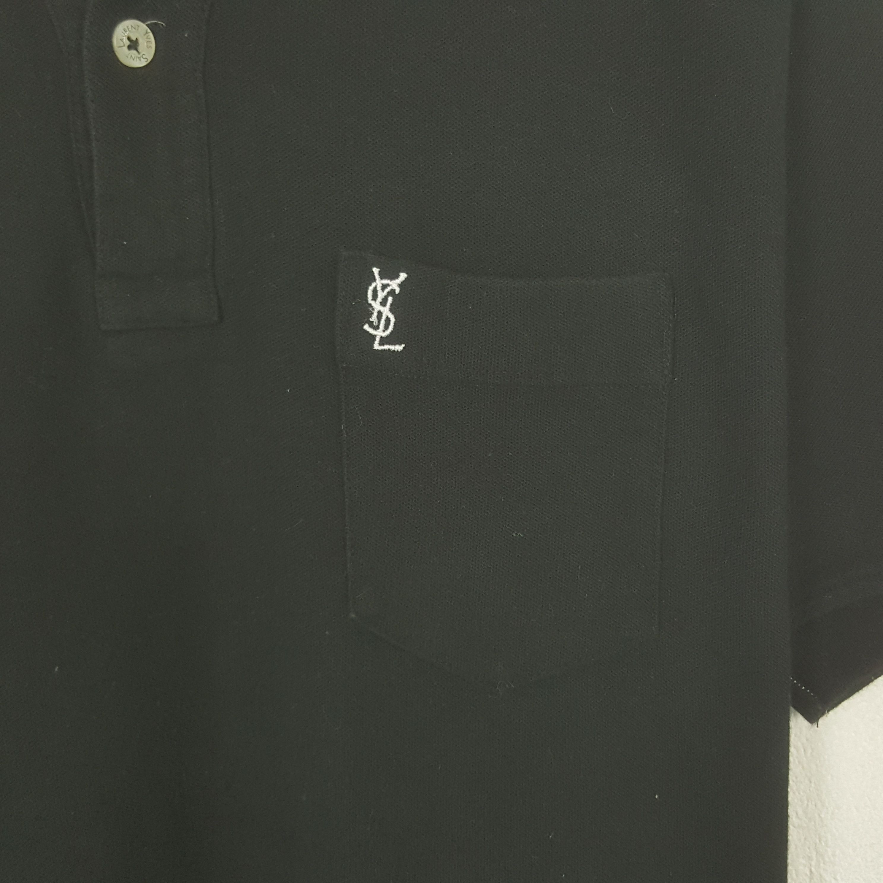 Yves Saint Laurent Vintage Yves Saint Laurent Polos Shirt Size US M / EU 48-50 / 2 - 2 Thumbnail