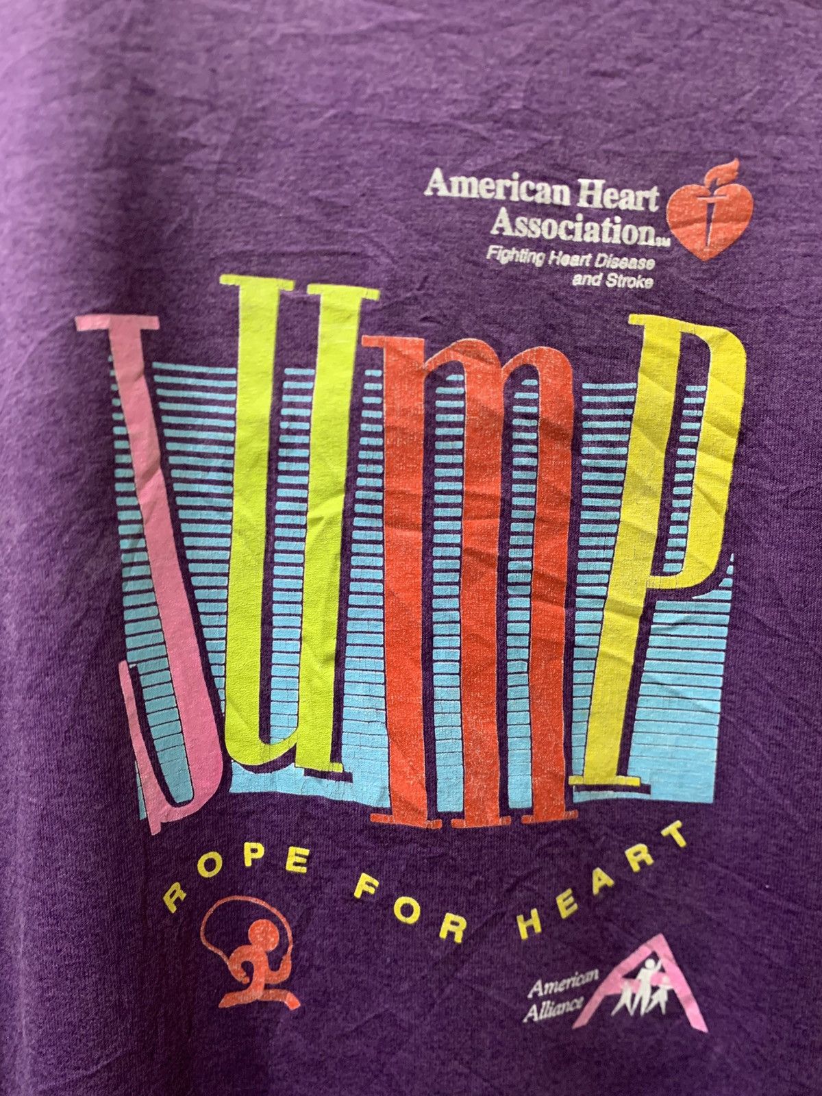 Vintage Jump rope for hearts 80s Size US L / EU 52-54 / 3 - 2 Thumbnail