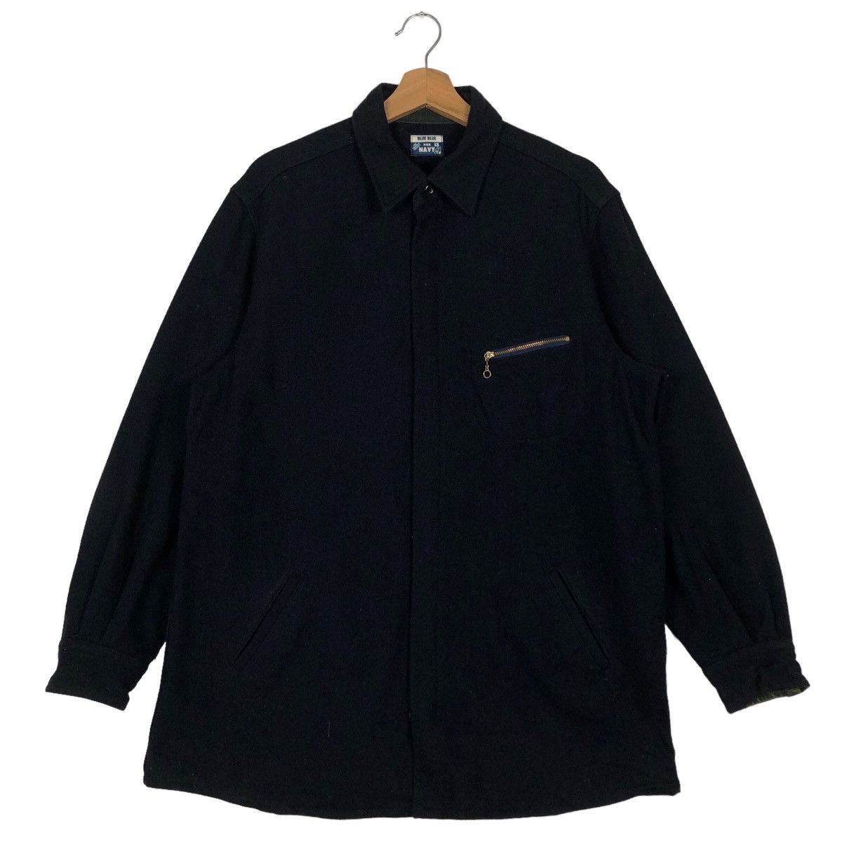 Blue Blue Japan 🔥Vintage Union Made Navy Blue Blue Kobe Yokohama Yokosuka Size US M / EU 48-50 / 2 - 1 Thumbnail