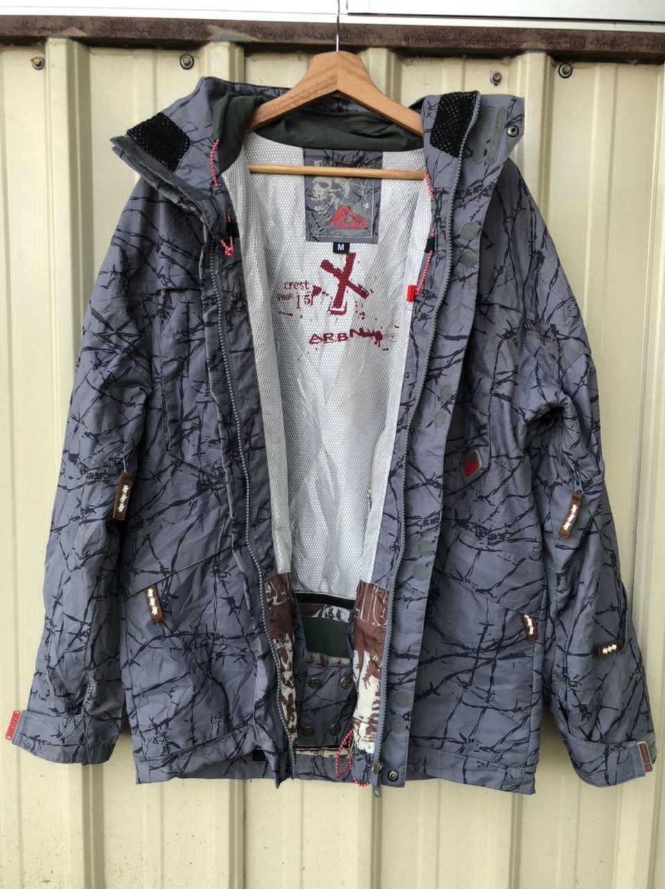Japanese Brand × Vintage Vintage ARBN Snowboards Multi-Zip Jacket Size US L / EU 52-54 / 3 - 3 Thumbnail