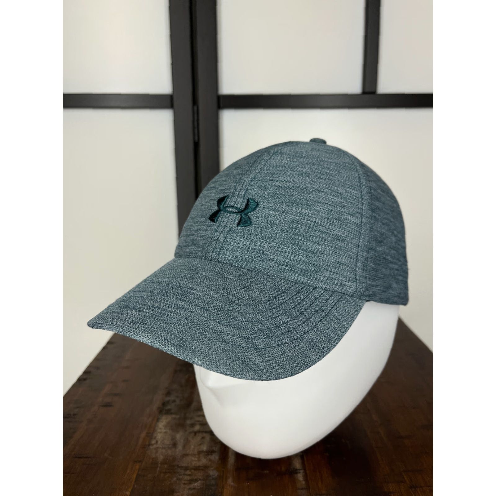 Under Armour Under Armour Hat Cap Strap Back Womens One Size Teal Blue 100% Polyester Baseball Cap Casual Outdoor Sports Womens One Size Cap Hat Size ONE SIZE - 4 Thumbnail