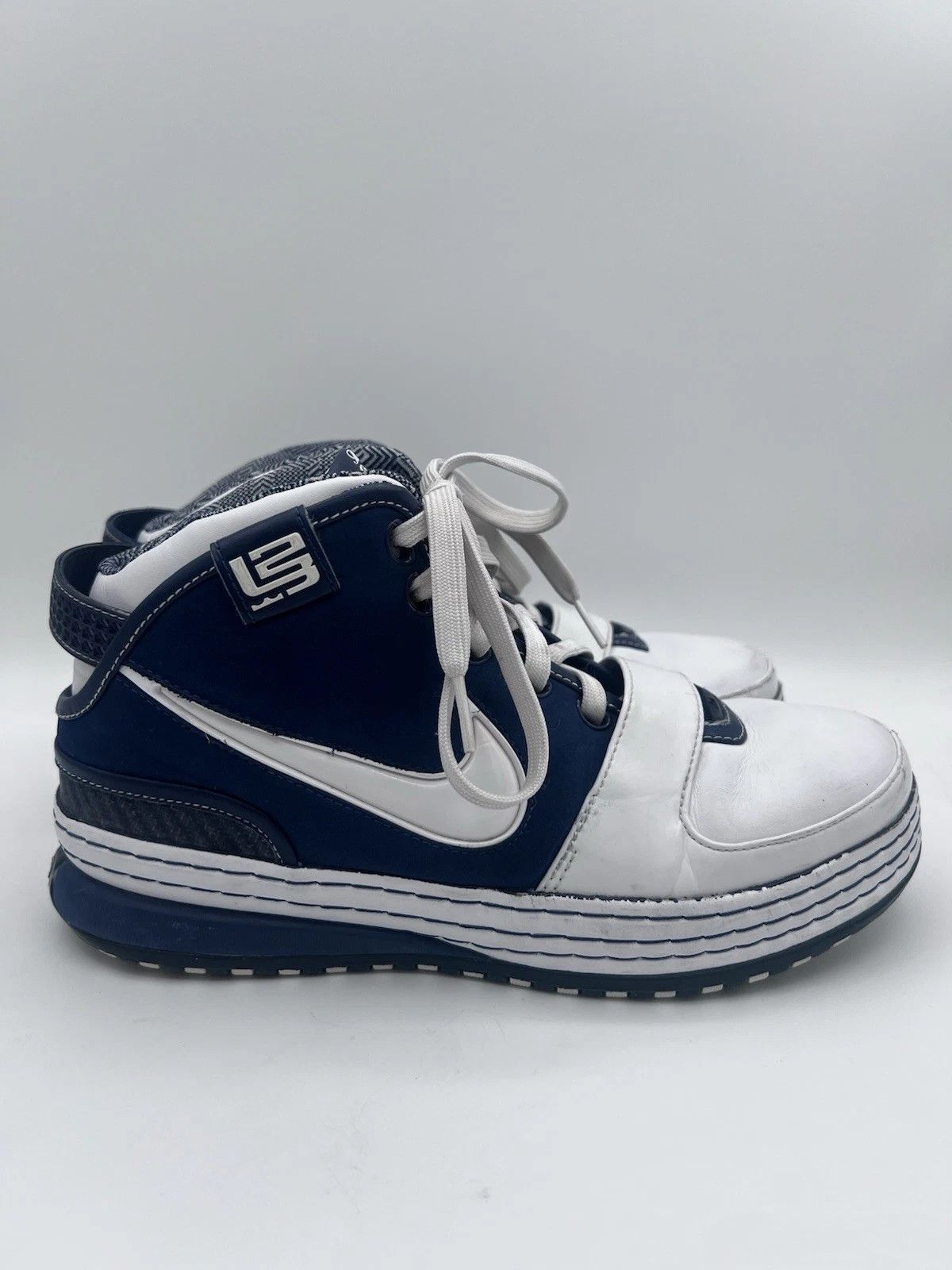 Nike Air Zoom Lebron 6 Yankees 7.5 LBJ 2008 346526-111