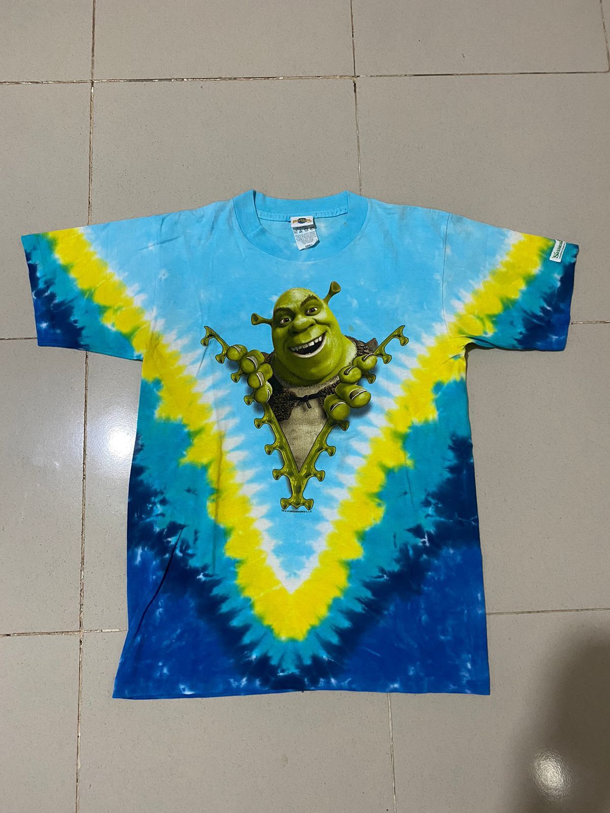 image of Universal Studios x Vintage Shrek 4D Universal Studio in Blue, Men's (Size Small)