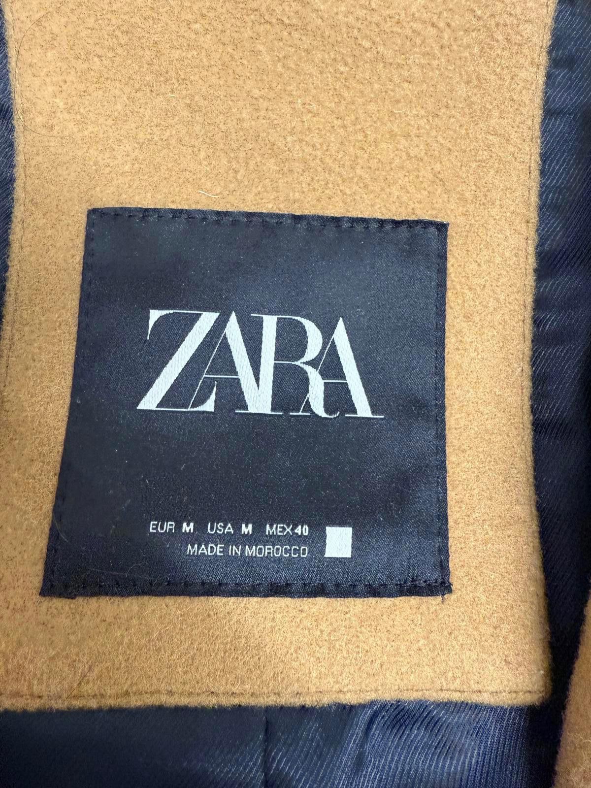 Zara Zara Classic Camel Wool Blend Coat Size M / US 6-8 / IT 42-44 - 4 Thumbnail