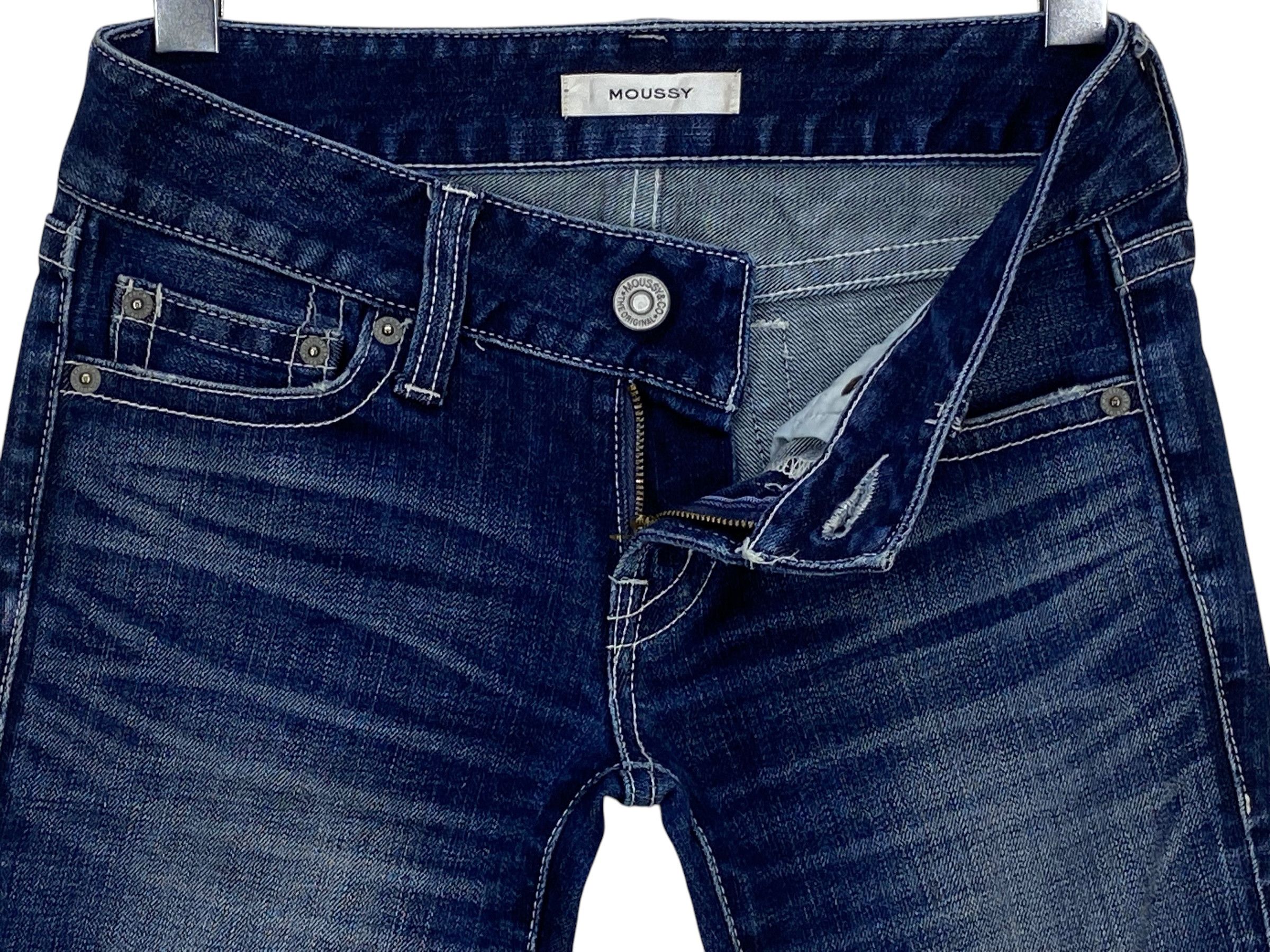 Japanese Brand Moussy Jeans Skinny Jeans Low Rise Jeans Size 25" / US 0 / IT 36 - 8 Thumbnail