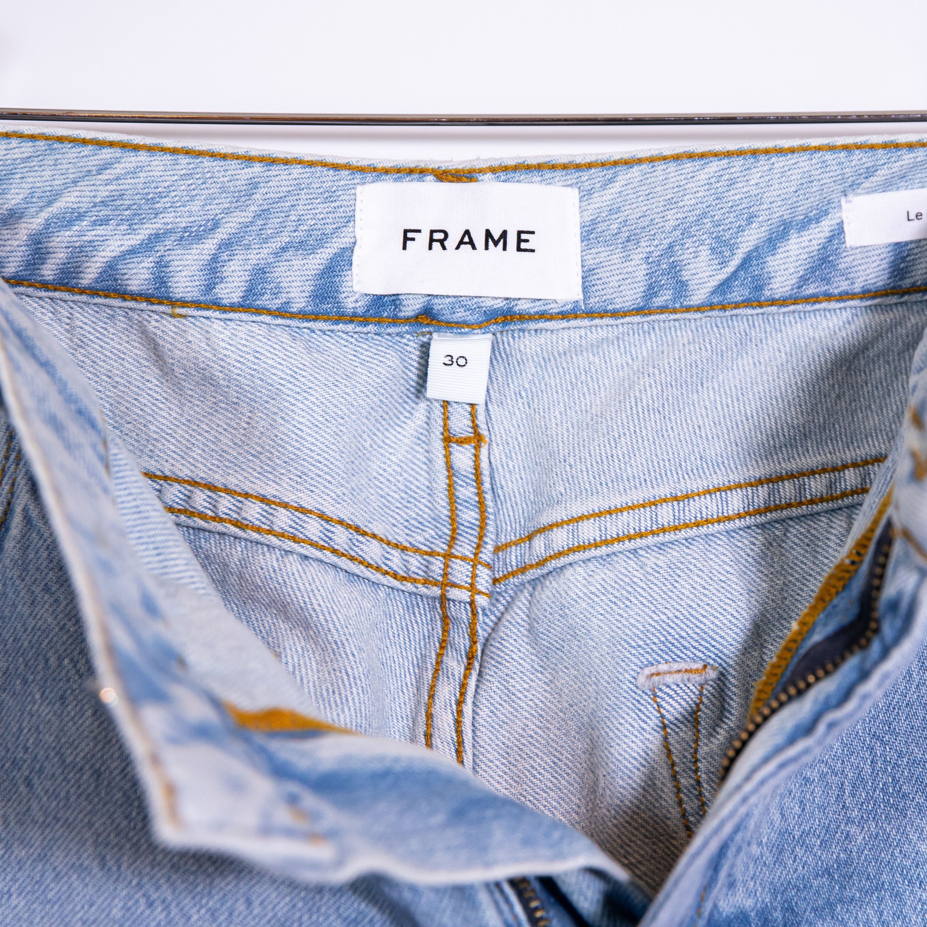 Frame Frame Denim Le Garcon Cotton Straight Size 30" / US 8 / IT 44 - 2 Thumbnail