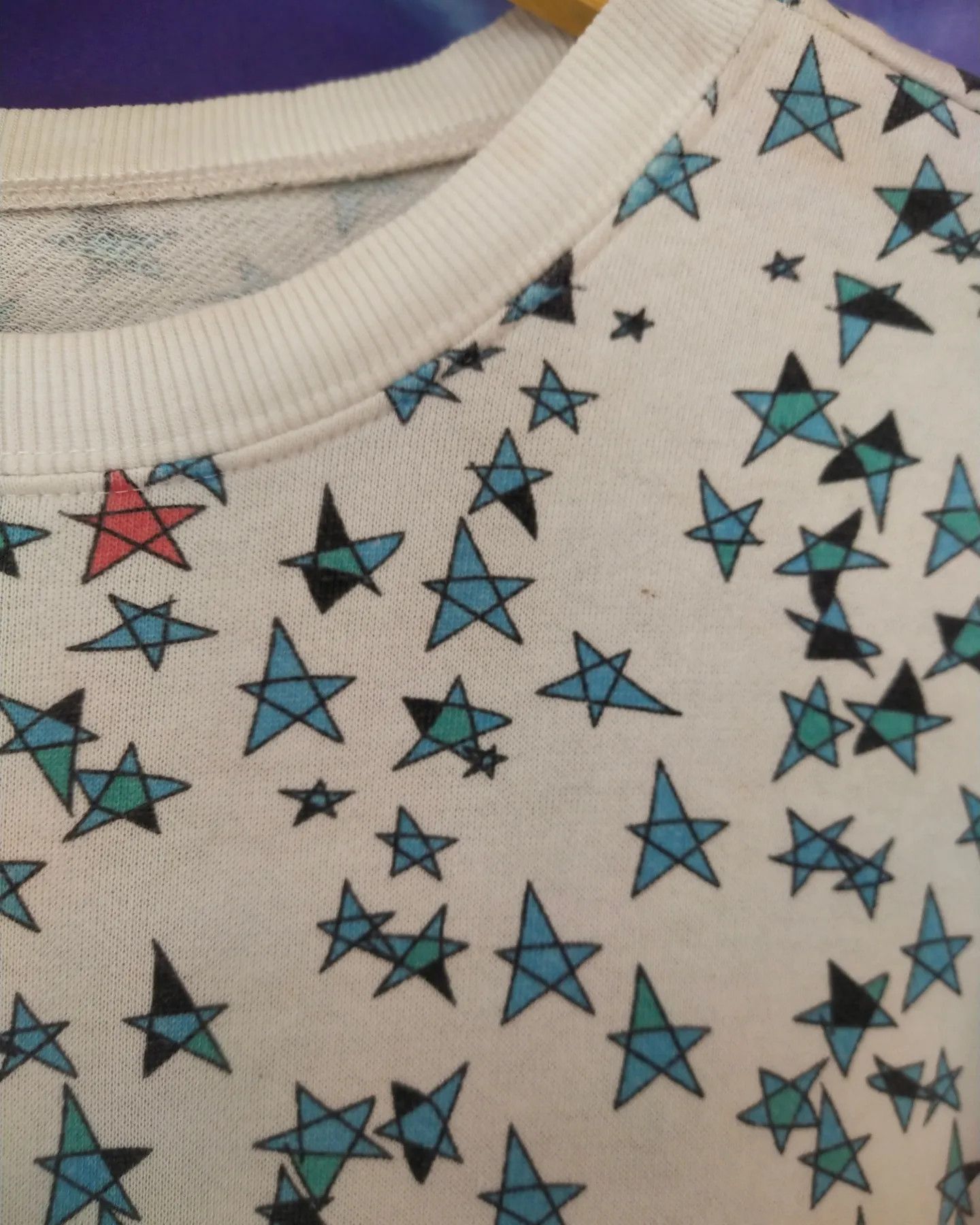 Uniqlo GU Stars Pattern AOP Crewneck Size L / US 10 / IT 46 - 3 Thumbnail