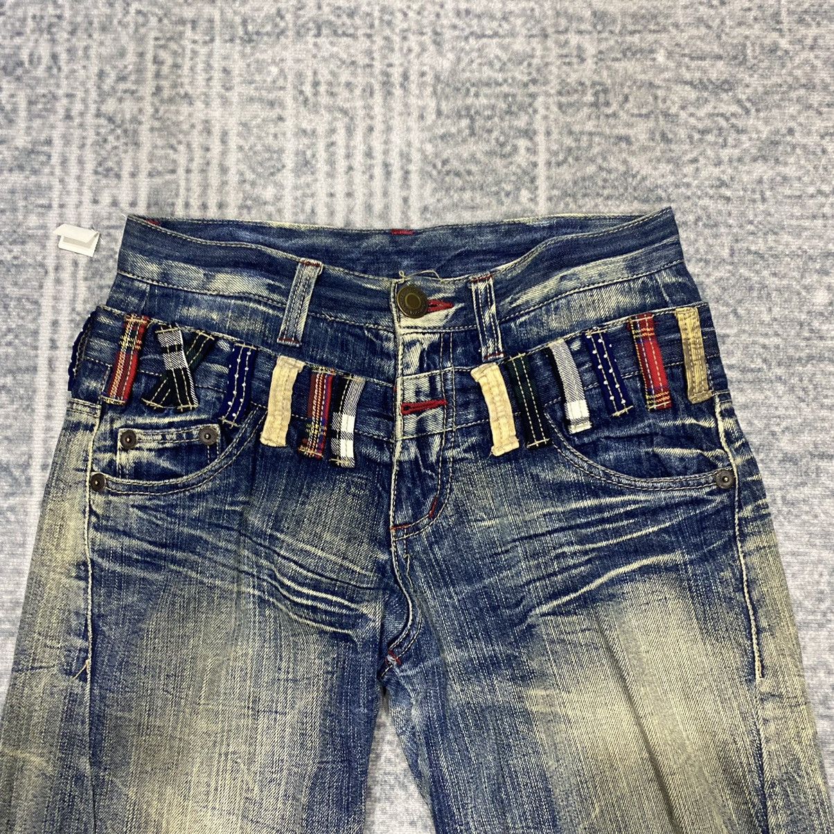 If Six Was Nine Sick☠️ Hysteric Style Double Waist Acid Wash Jeans 80s Size US 30 / EU 46 - 6 Thumbnail