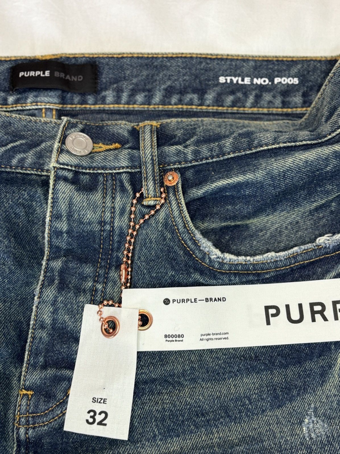 Purple Brand Purpble brand P005 VDPT224 Slim Straight Size US 32 / EU 48 - 5 Thumbnail