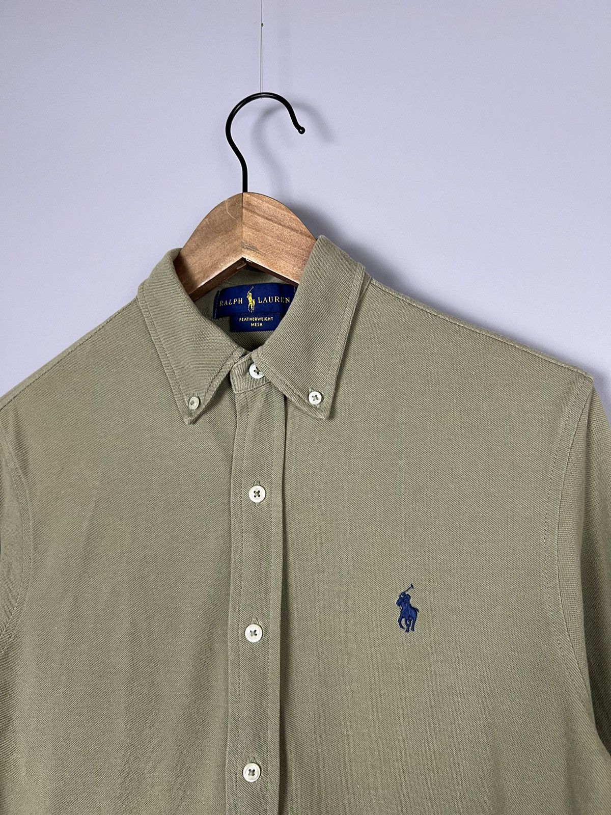Polo Ralph Lauren Polo Ralph Lauren Light blue Pique shirt featherweight mesh Size US S / EU 44-46 / 1 - 2 Thumbnail
