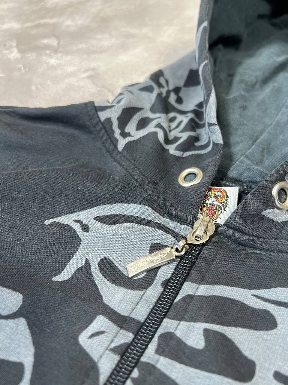Ed Hardy Vintage Ed Hardy Zip Hoodies Big Print Size M / US 6-8 / IT 42-44 - 6 Thumbnail