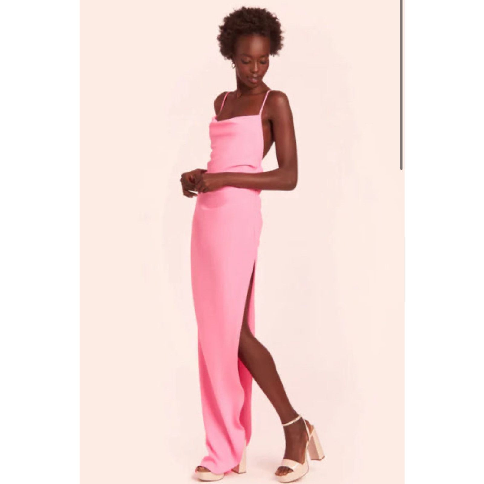 Amanda Uprichard Amanda Uprichard Janet Gown - Shocking Pink - Size M Size M / US 6-8 / IT 42-44 - 1 Thumbnail