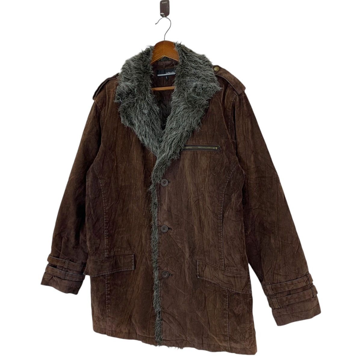 If Six Was Nine × In The Attic ⚡️⚡️ VINTAGE IN THE ATTICS FUR MINK DENIM JACKET Size US L / EU 52-54 / 3 - 2 Thumbnail