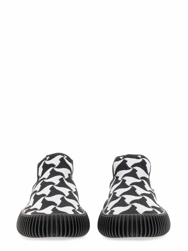 Bottega Veneta o1y0526 Low-Top Sneakers in White/Black Size US 8 / EU 41 - 3 Thumbnail