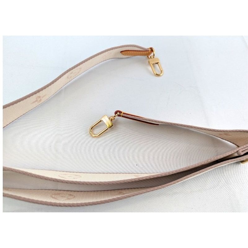 Louis Vuitton o1rshd1 Size: OS / jacquard bandoulière bag strap in Beige Size ONE SIZE - 3 Thumbnail