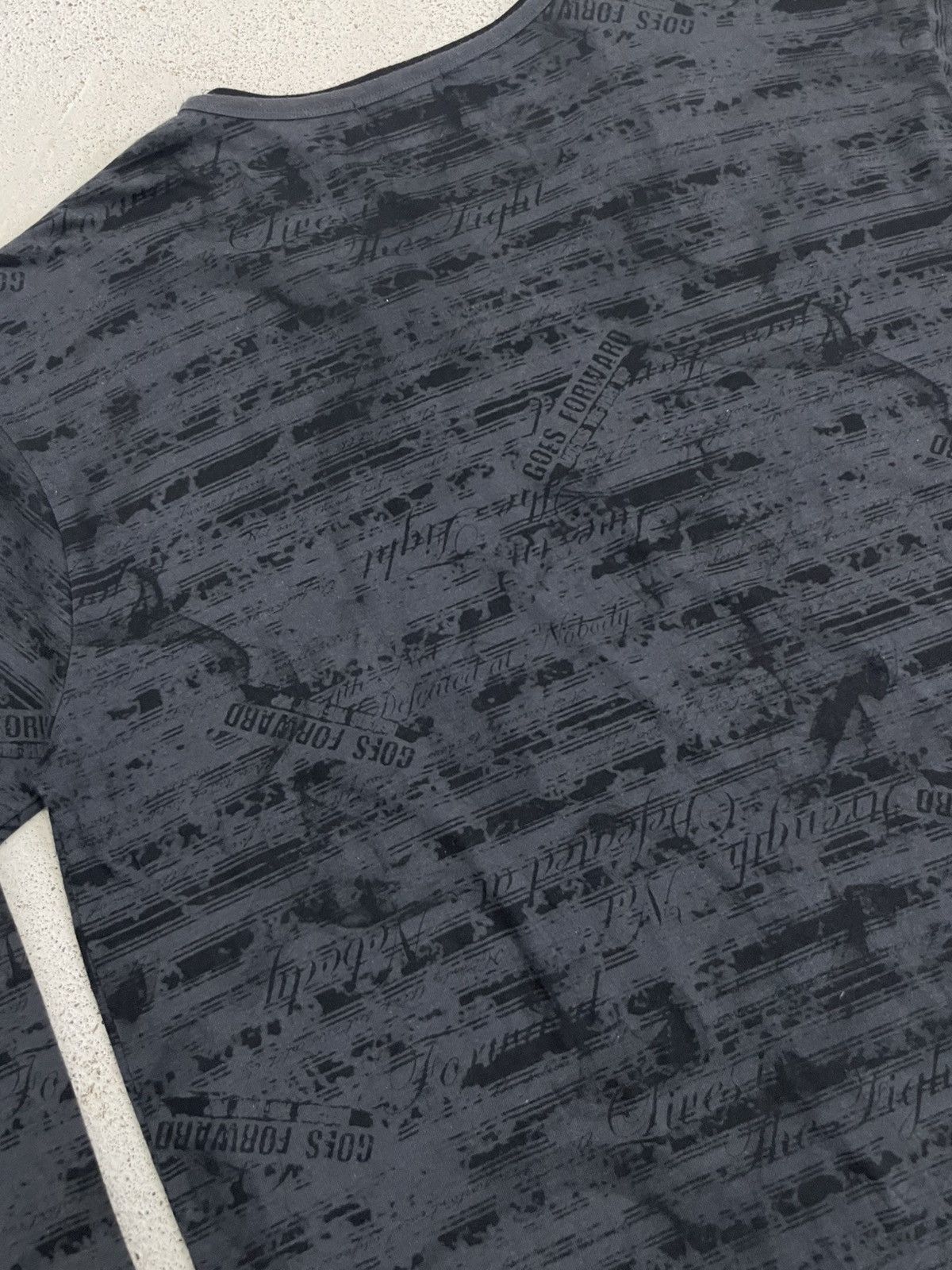 Hysteric Glamour Timestep Layer Y2K Emo Skull Affliction Wording Size US XXL / EU 58 / 5 - 14 Thumbnail