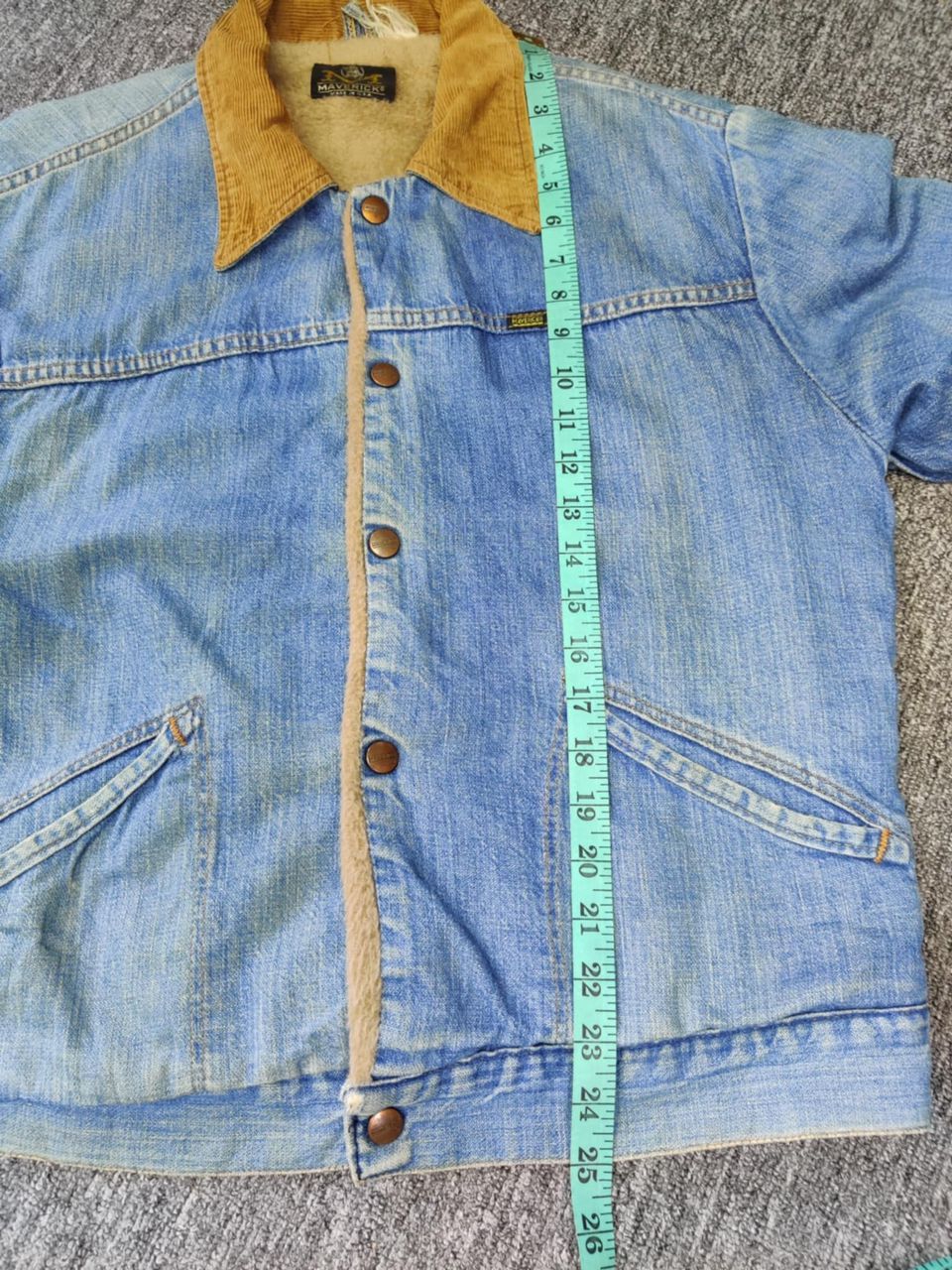 Japanese Brand Vintage Thrashed 90s Blue Bell Maverick Denim Jacket Size US M / EU 48-50 / 2 - 16 Thumbnail