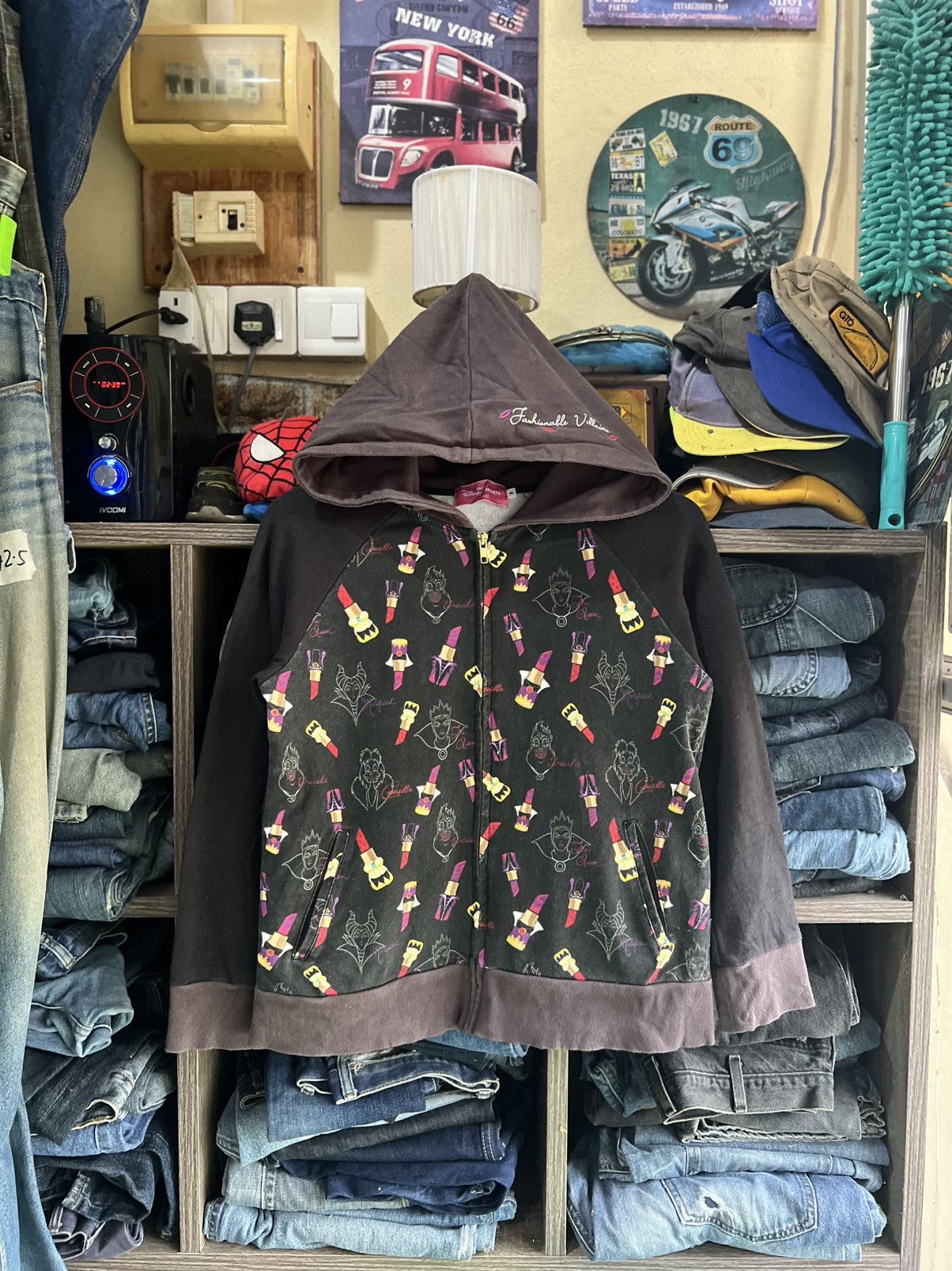 Cartoon Network 🔥Disney Resort Fashionable Villains Zipper Hoodie Size M / US 6-8 / IT 42-44 - 1 Thumbnail