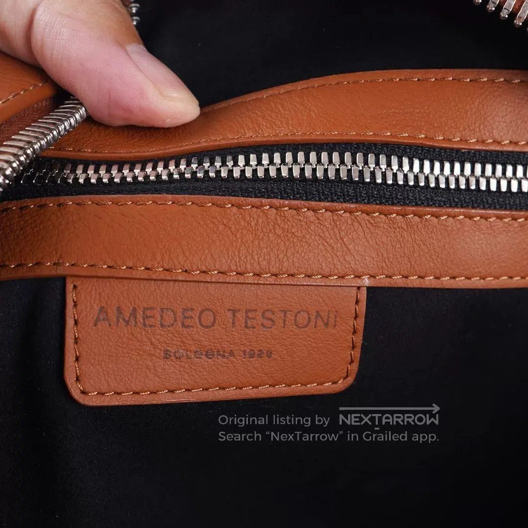 Testoni A testoni Leather Travel Bag. Size ONE SIZE - 9 Thumbnail