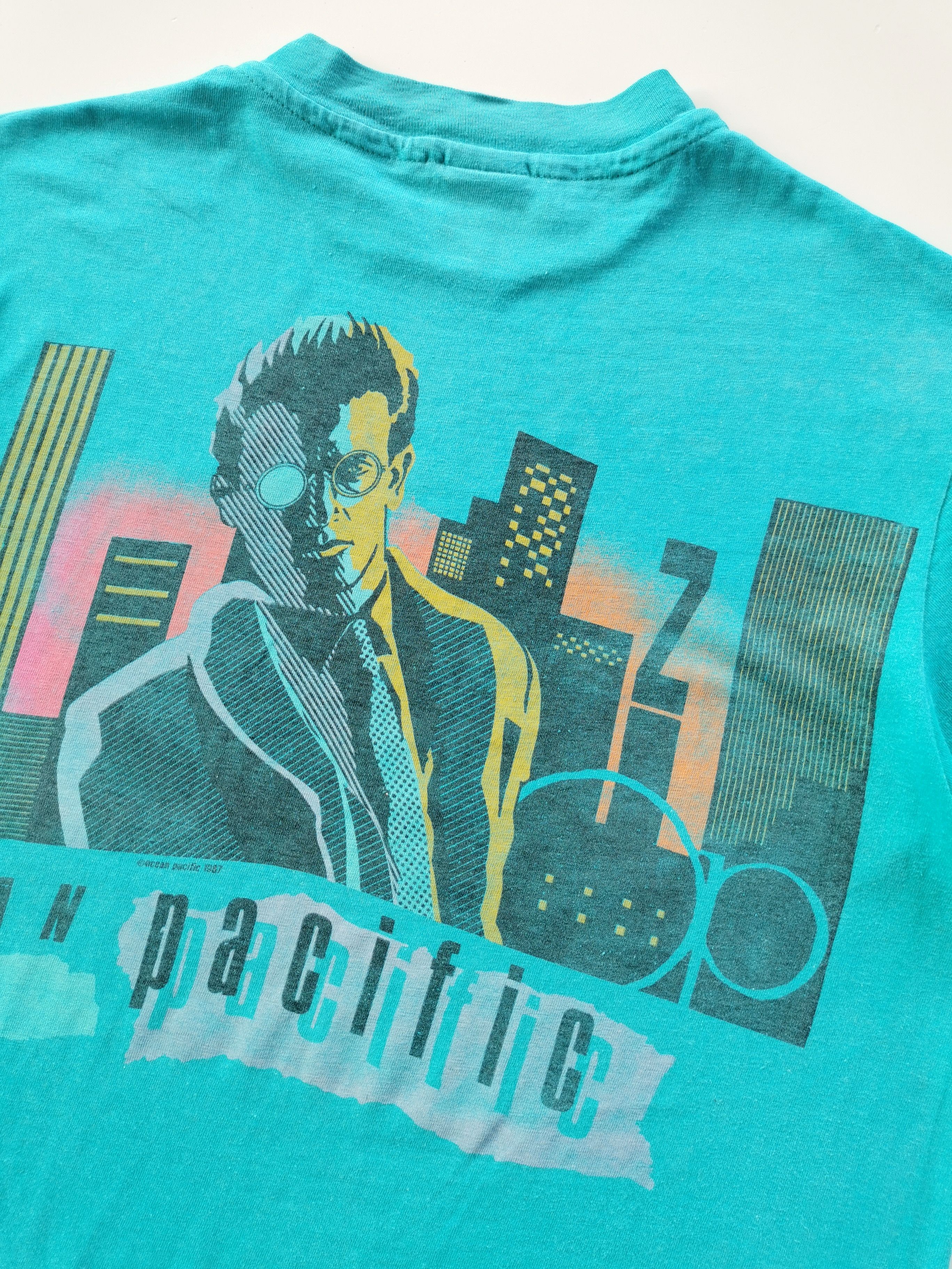 Ocean Pacific 1987 Vintage Ocean Pacific OP Surf Tshirt Size US M / EU 48-50 / 2 - 3 Thumbnail