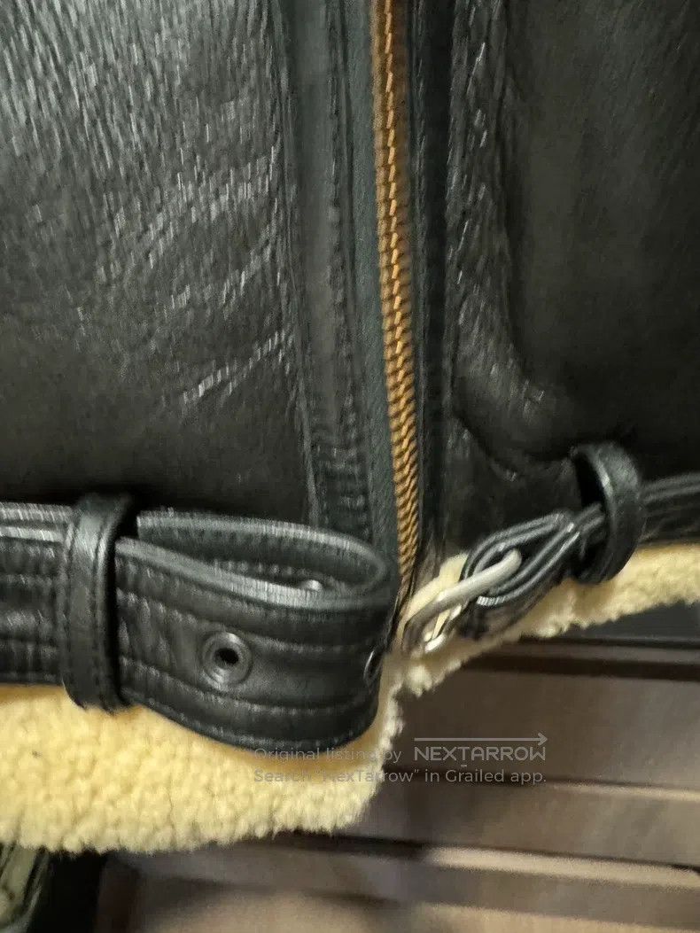 Neighborhood Neighborhood Leather and fur integrated jacket Size US M / EU 48-50 / 2 - 3 Thumbnail