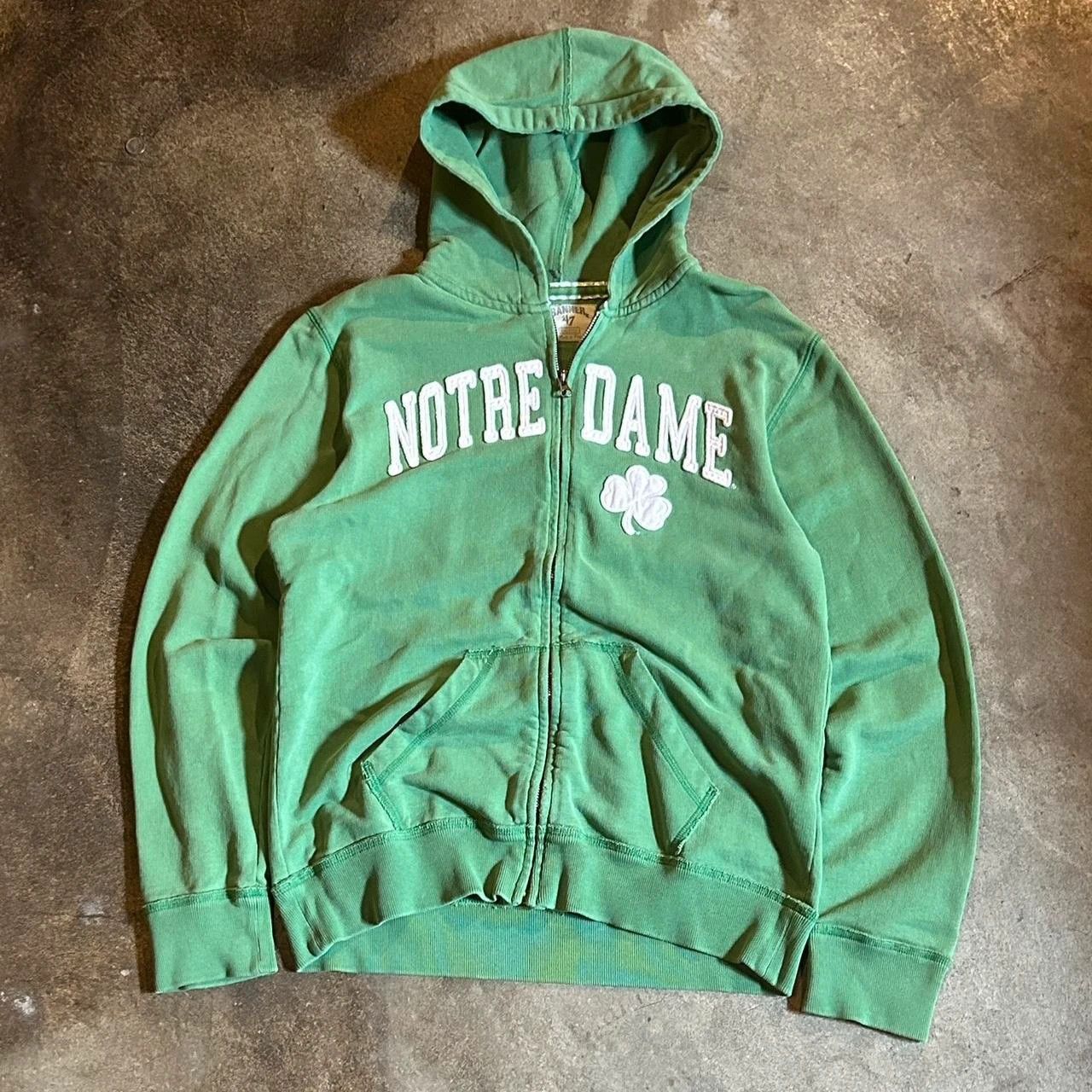 Other Green Notre Dame four leaf clover zip-up hoodie Size US XL / EU 56 / 4 - 2 Thumbnail