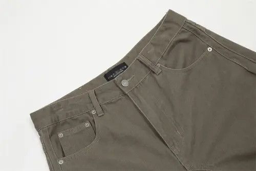 VIBE Retro men's versatile workwear loose wide-leg scimitar jeans Size US 32 / EU 48 - 5 Thumbnail