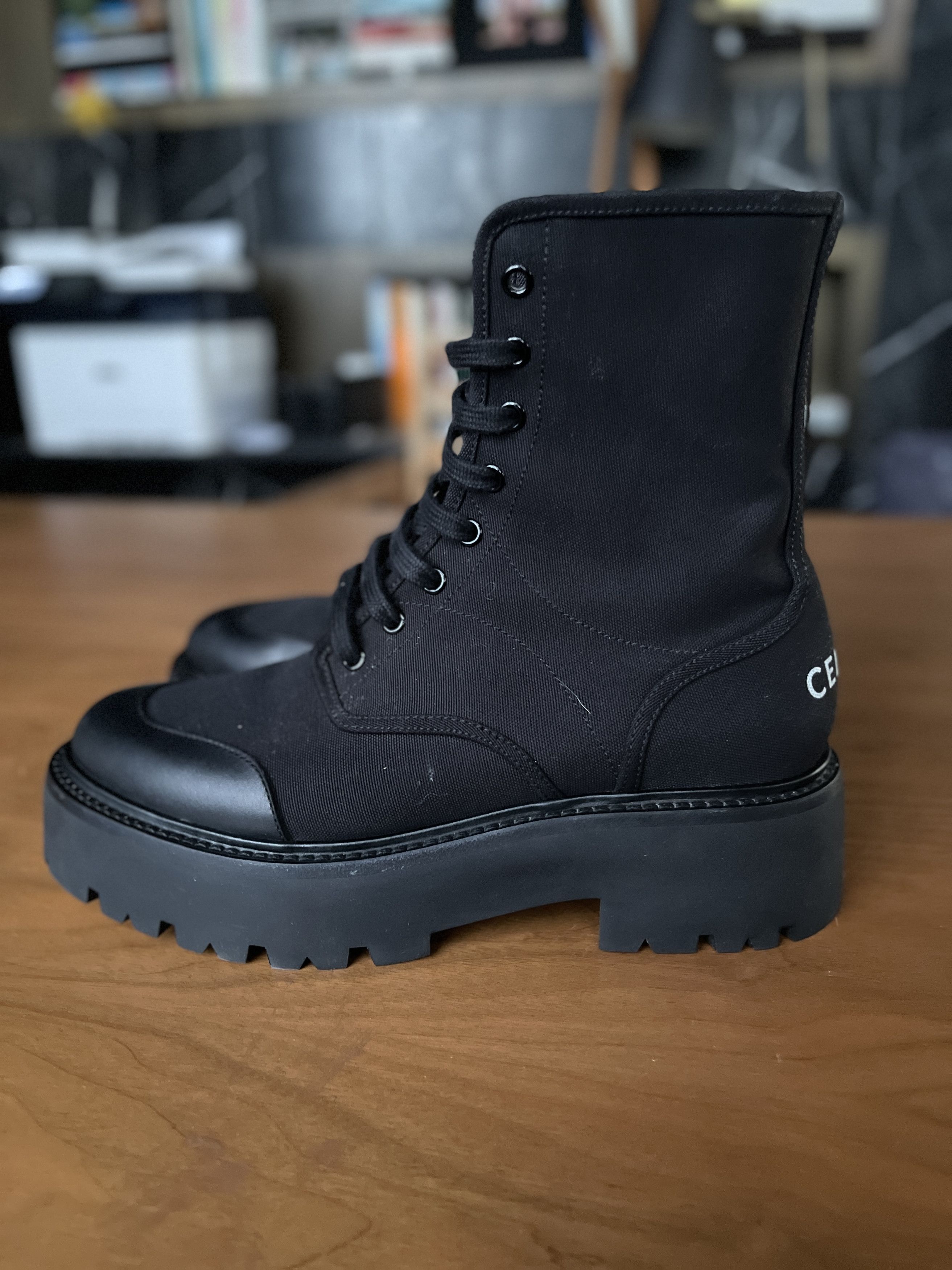 Celine CELINE Bulky Laced-Up Boot – Hedi Slimane Era Size US 8 / EU 41 - 5 Thumbnail