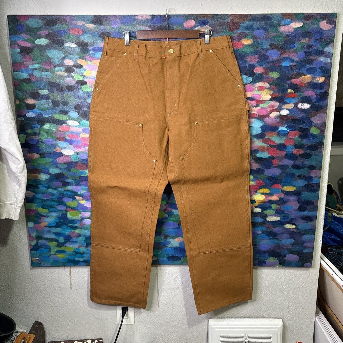 Carhartt Carhartt Brown double knee carpenter pants Size US 38 / EU 54 - 1 Thumbnail