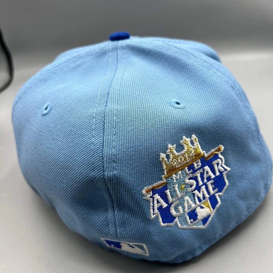 New Era Kansas City Royals Hat Men 7 1/2 59Fifty New Era MLB Fitted Size ONE SIZE - 7 Thumbnail