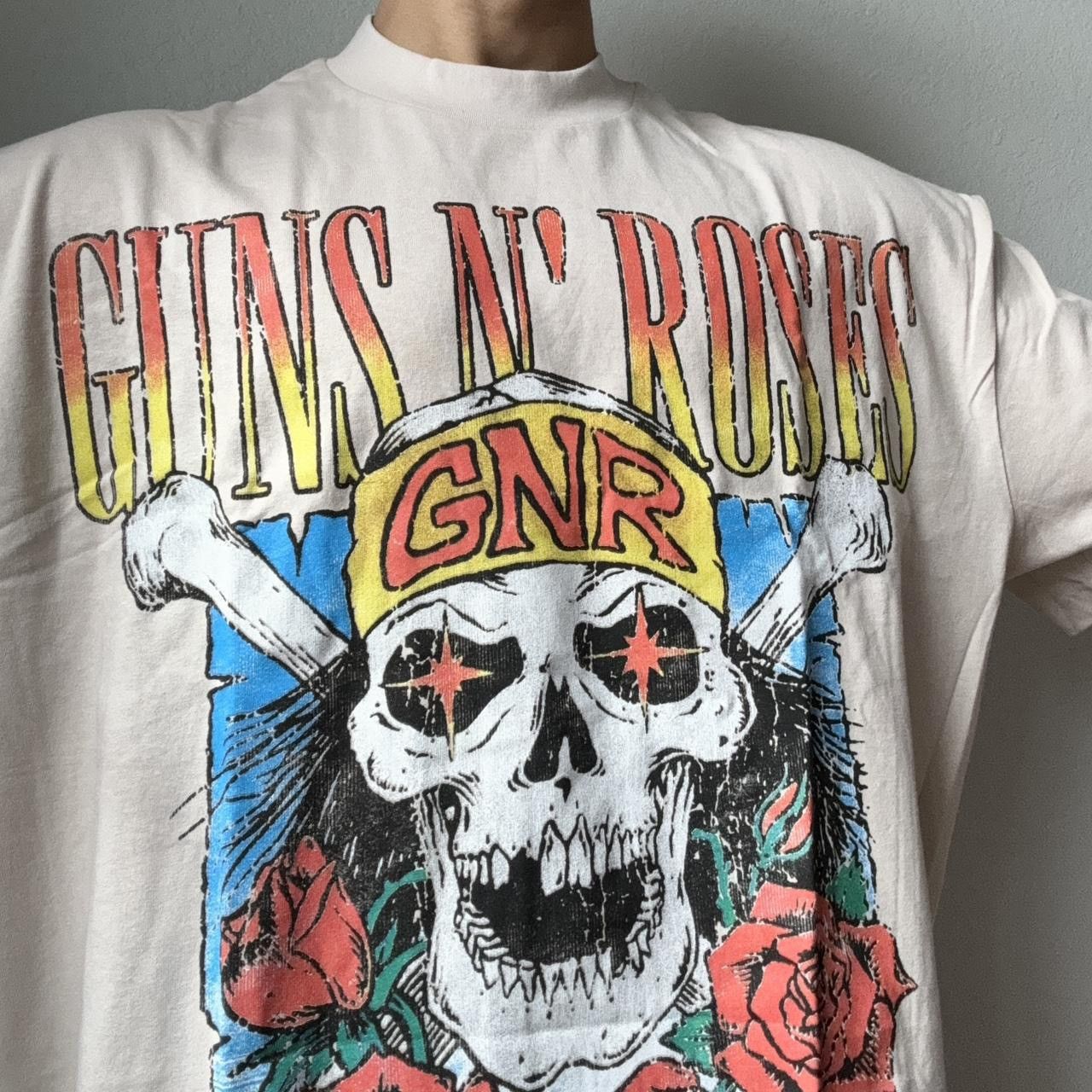 Band Tees × Guns N' Roses Guns N Roses Band Graphics Cream Tee Shirt Size US L / EU 52-54 / 3 - 3 Thumbnail