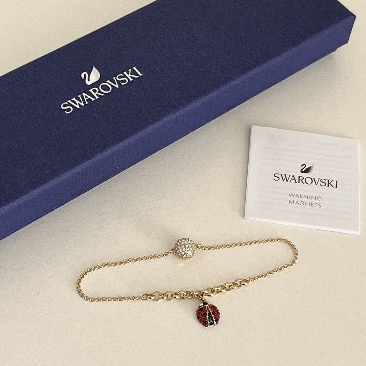 Swarovski Swarovski ladybug pavé charm bracelet Size ONE SIZE - 15 Thumbnail